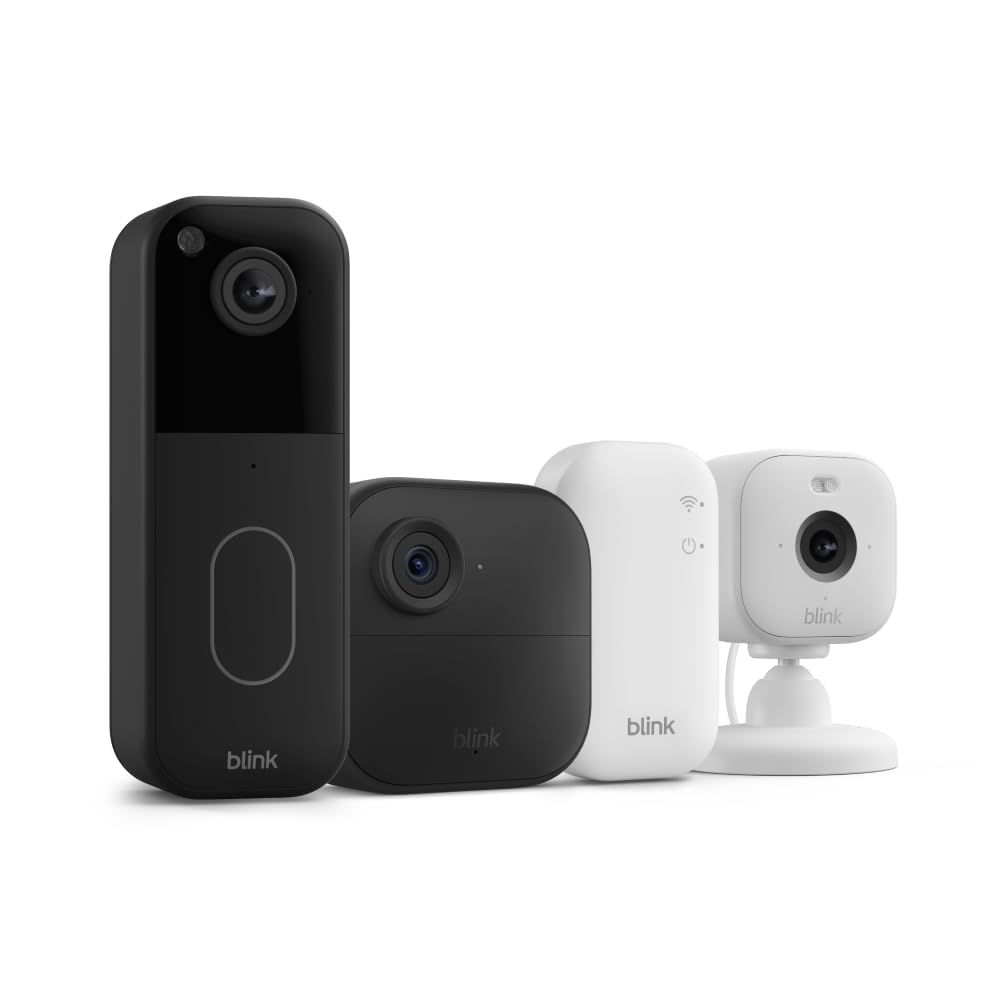 Outdoor 4 Camera, Mini 2 Camera, Video Doorbell and Sync Module Z383