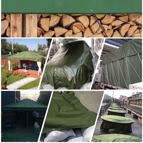 4m x 8m Grey Waterproof Poly Tarp with Grommets J679