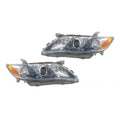 Toyota Camry Hybrid Headlight Unit 2007-2009 Pair Driver and Passenger Side Replacement H5419