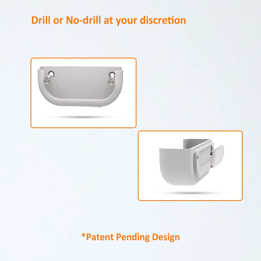 White Wall Mount Bracket with USB-C Cable C94221