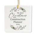 Ceramic 3-inch Square-Shaped Ornament V893