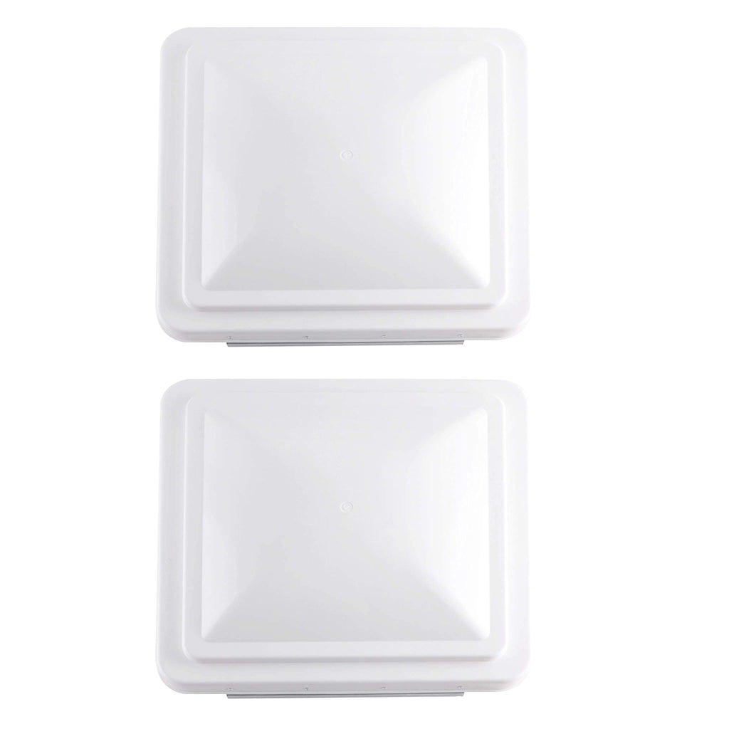 2 Pack 14 Inch White RV Roof Vent Cover Q366