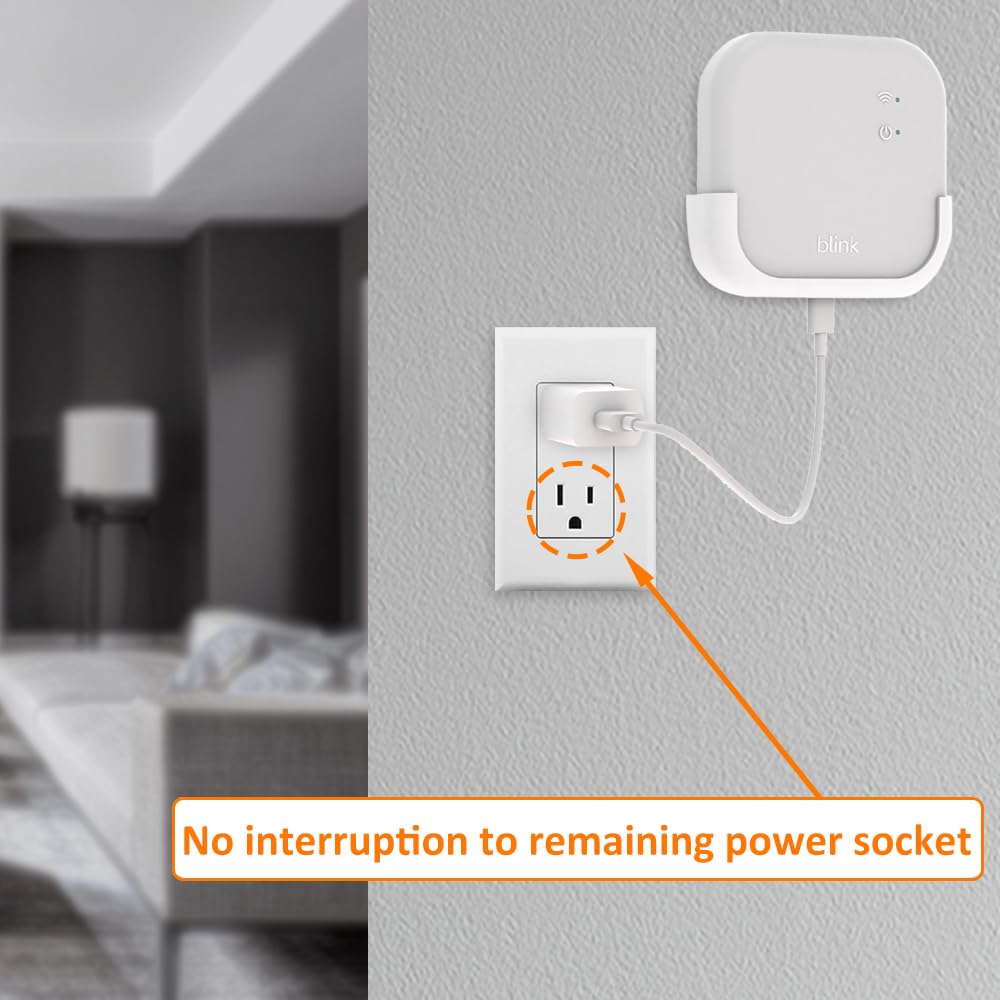 White Wall Mount Bracket with USB-C Cable C94221