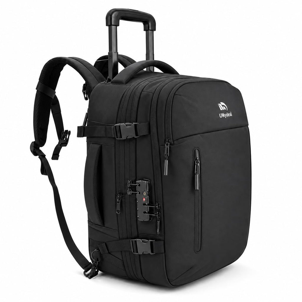Rolling Backpack Travel with Lock USB C Port V492868