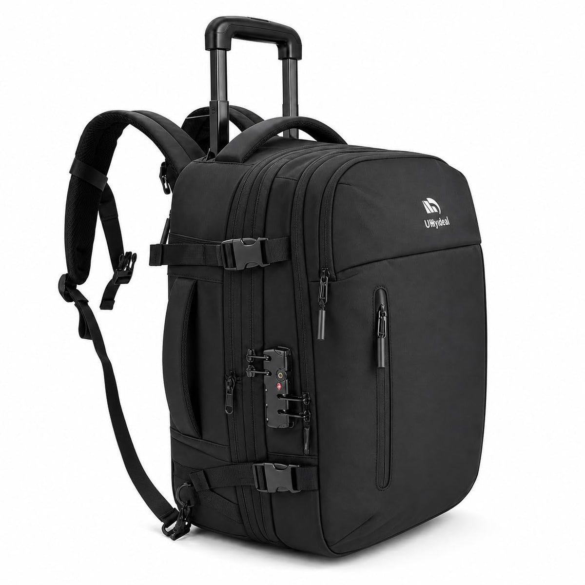 Rolling Backpack Travel with Lock USB C Port V492868