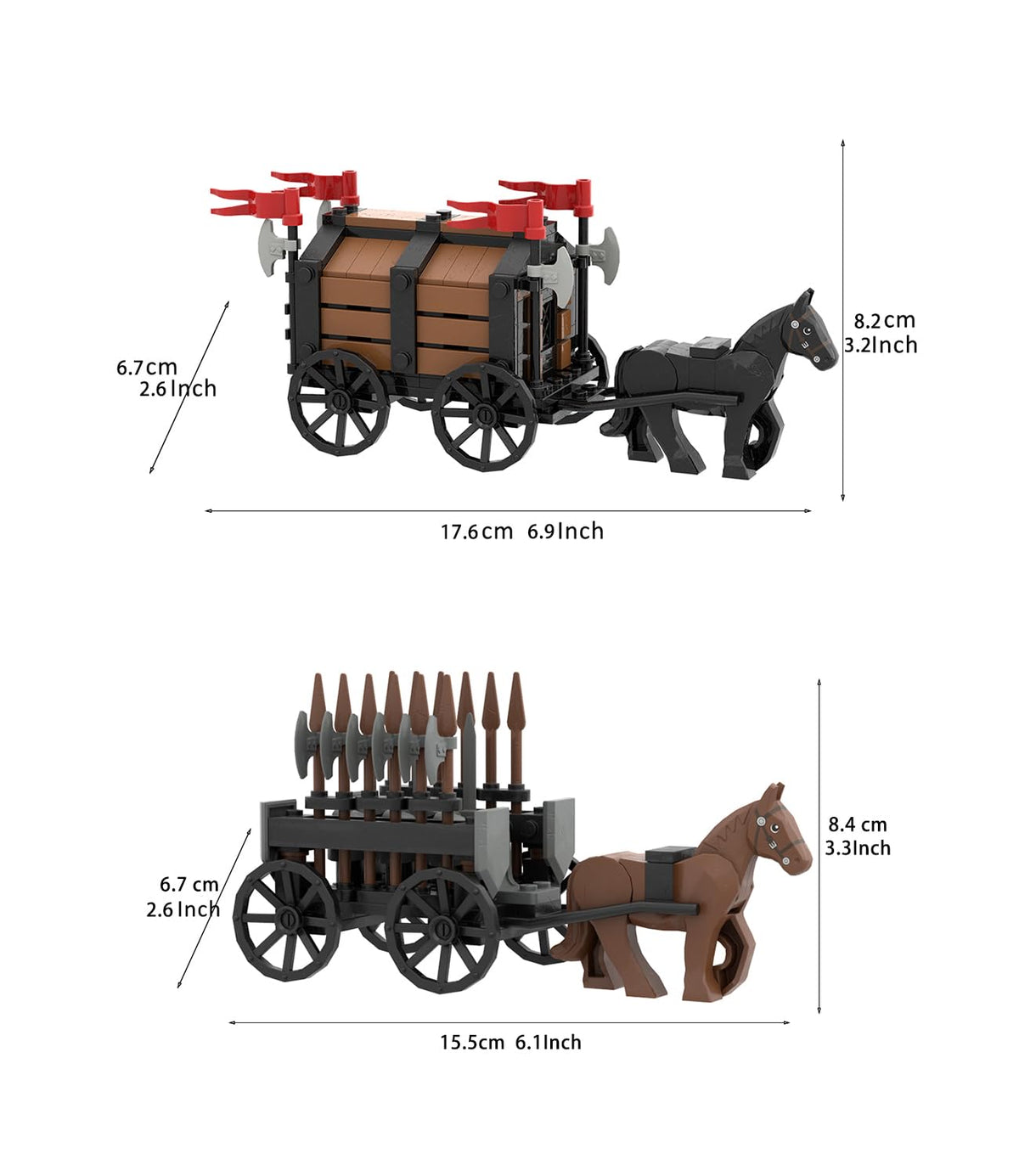 Medieval Carriage Building Blocks R681