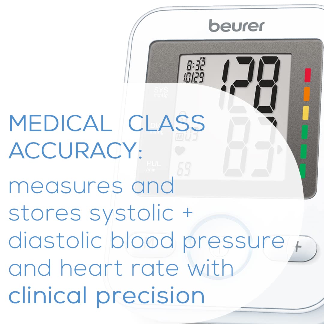 Upper Arm Blood Pressure Monitor with Large Cuff A124086