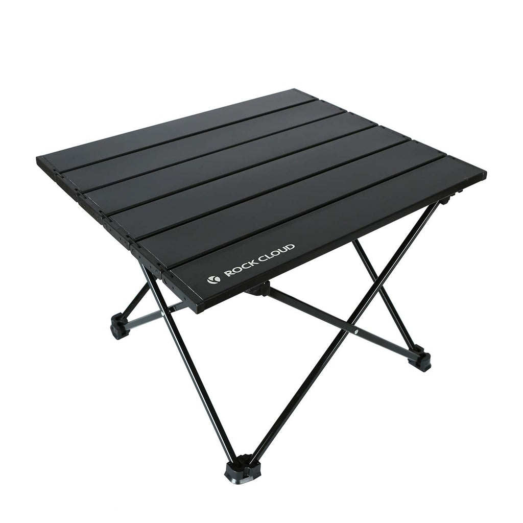 Portable Aluminum Folding Camping Table Black J1555