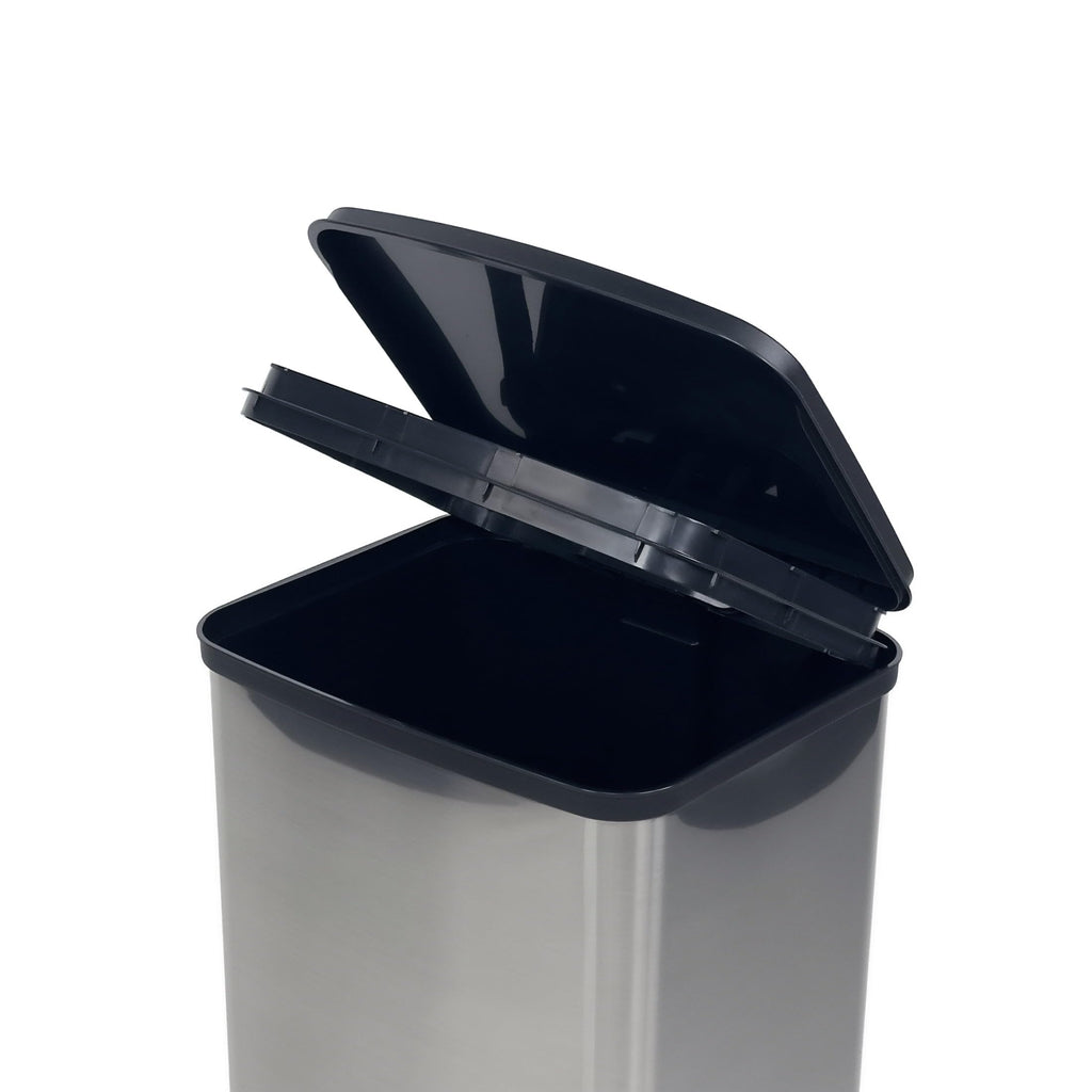 13 Gal Stainless Silver Step Trash Can L86467