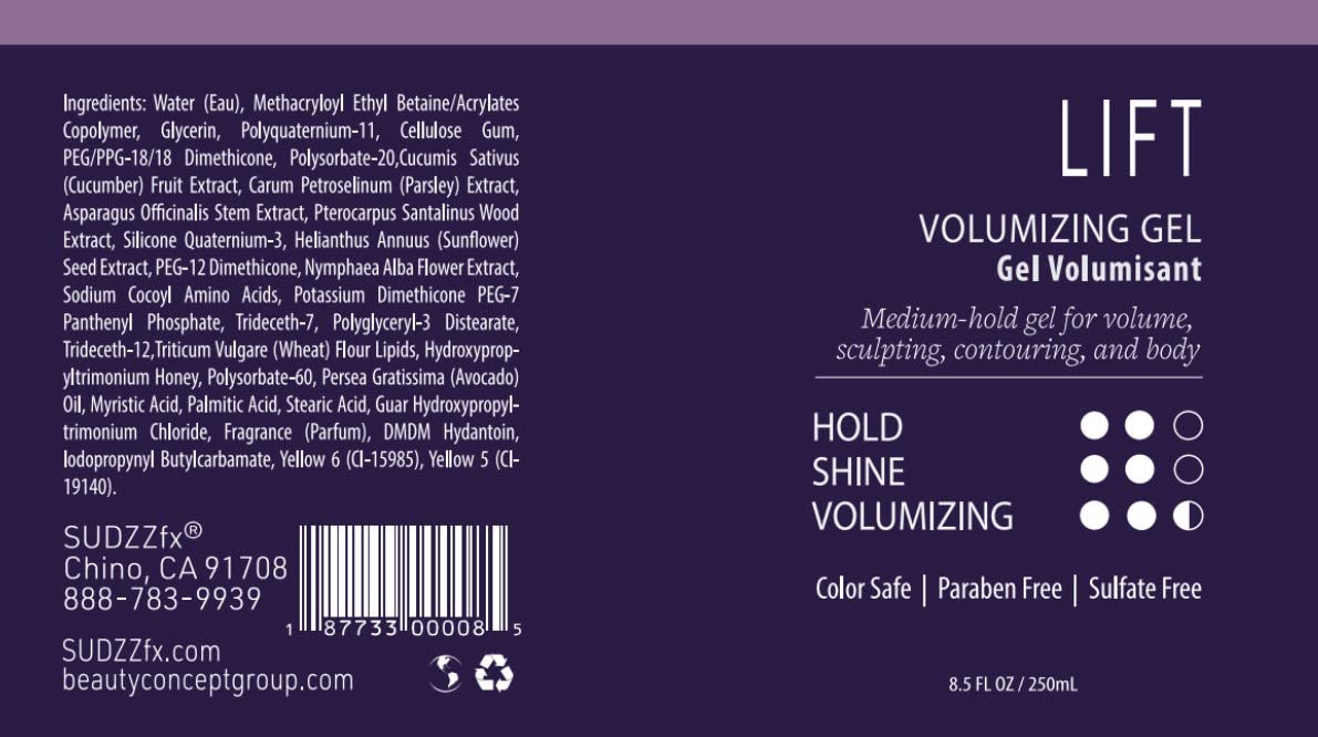 Volumizing Hair Gel, 8.5 Fl Oz N6467