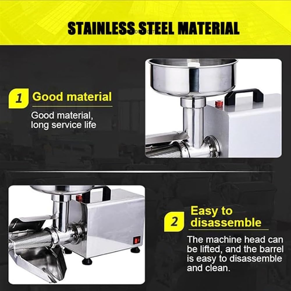 Electric Tomato Press & Strainer Machine Stainless Steel K815