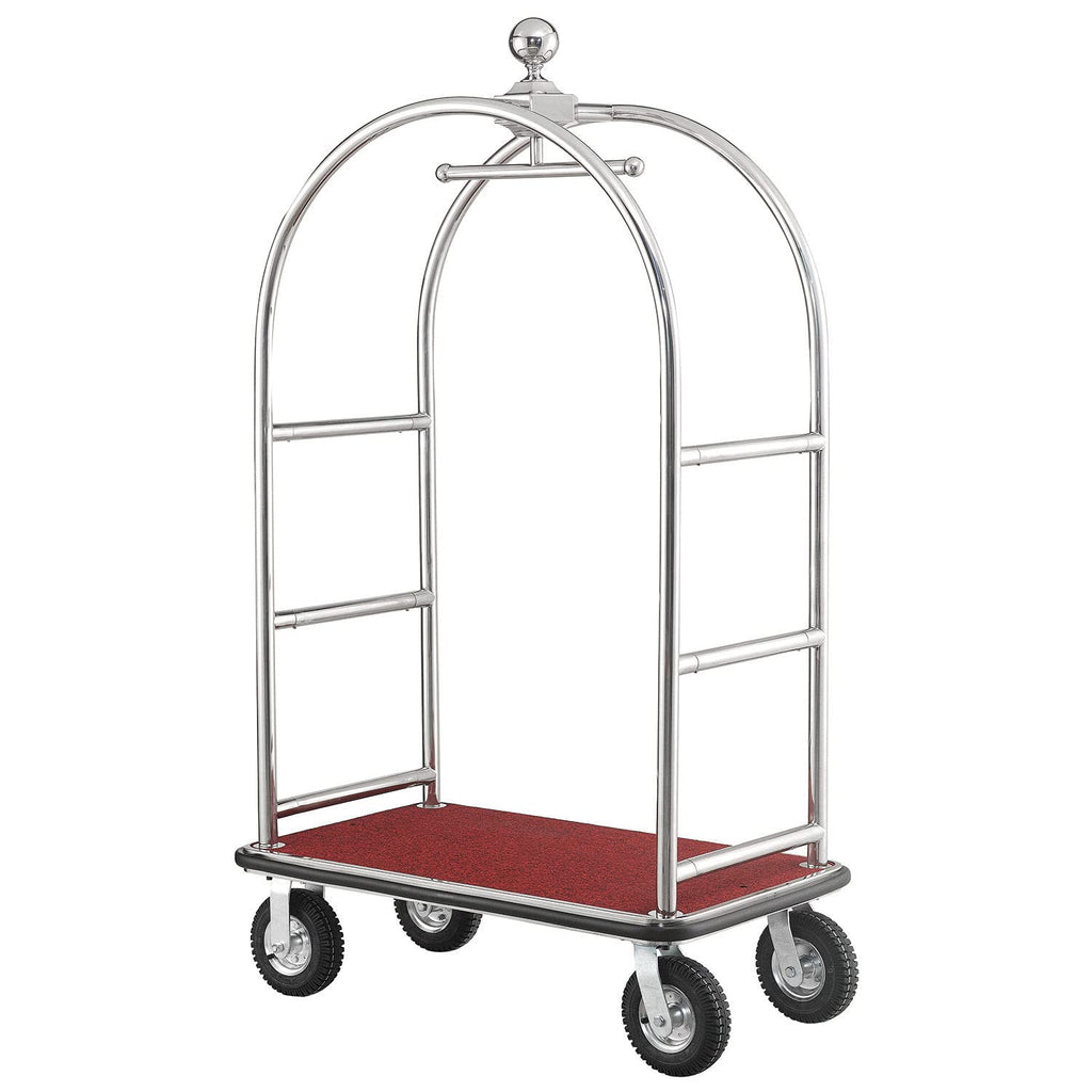 Silver Stainless Steel Bellman Cart Q8269