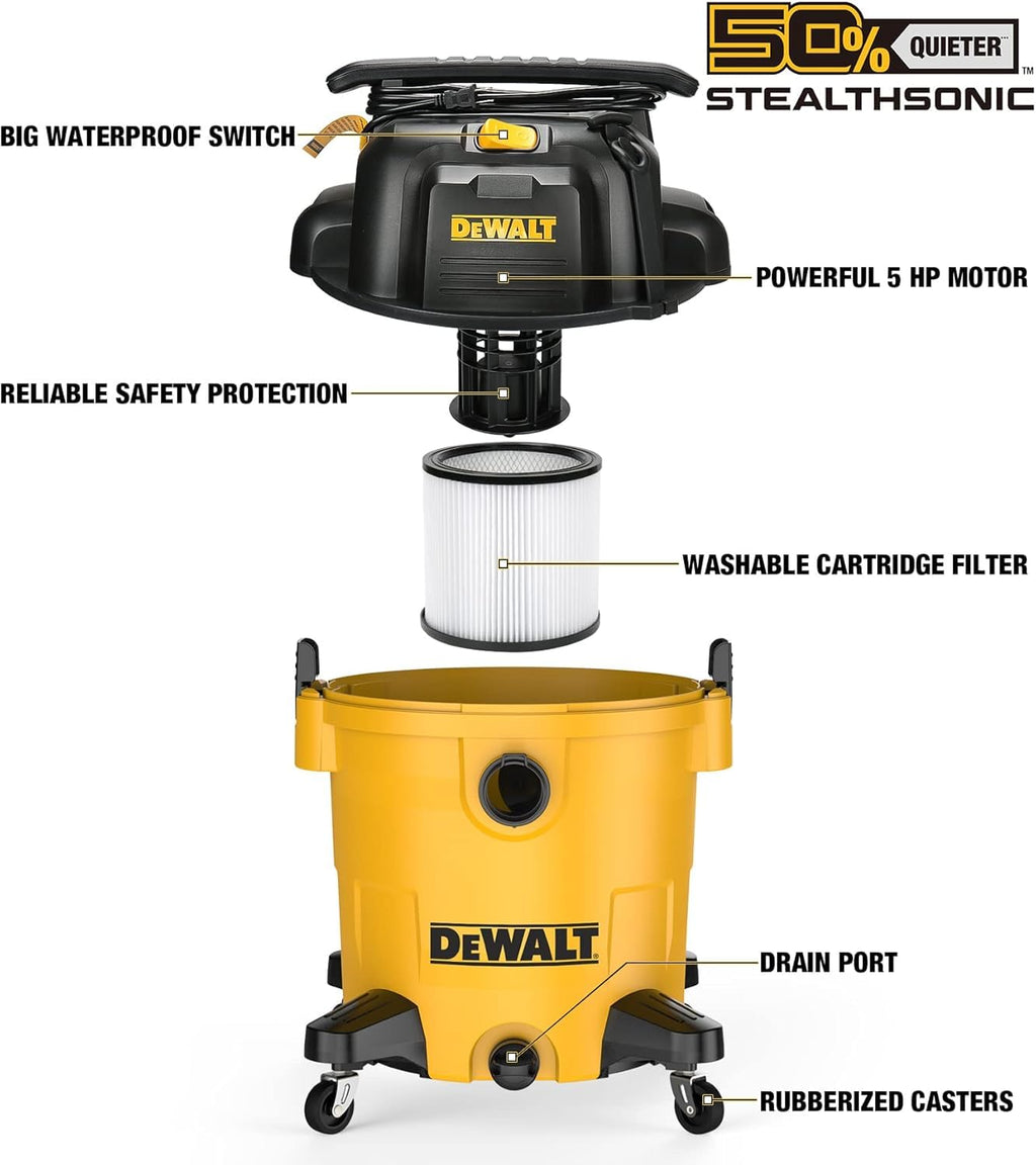 16 Gallon Wet/Dry Shop Vacuum J9763
