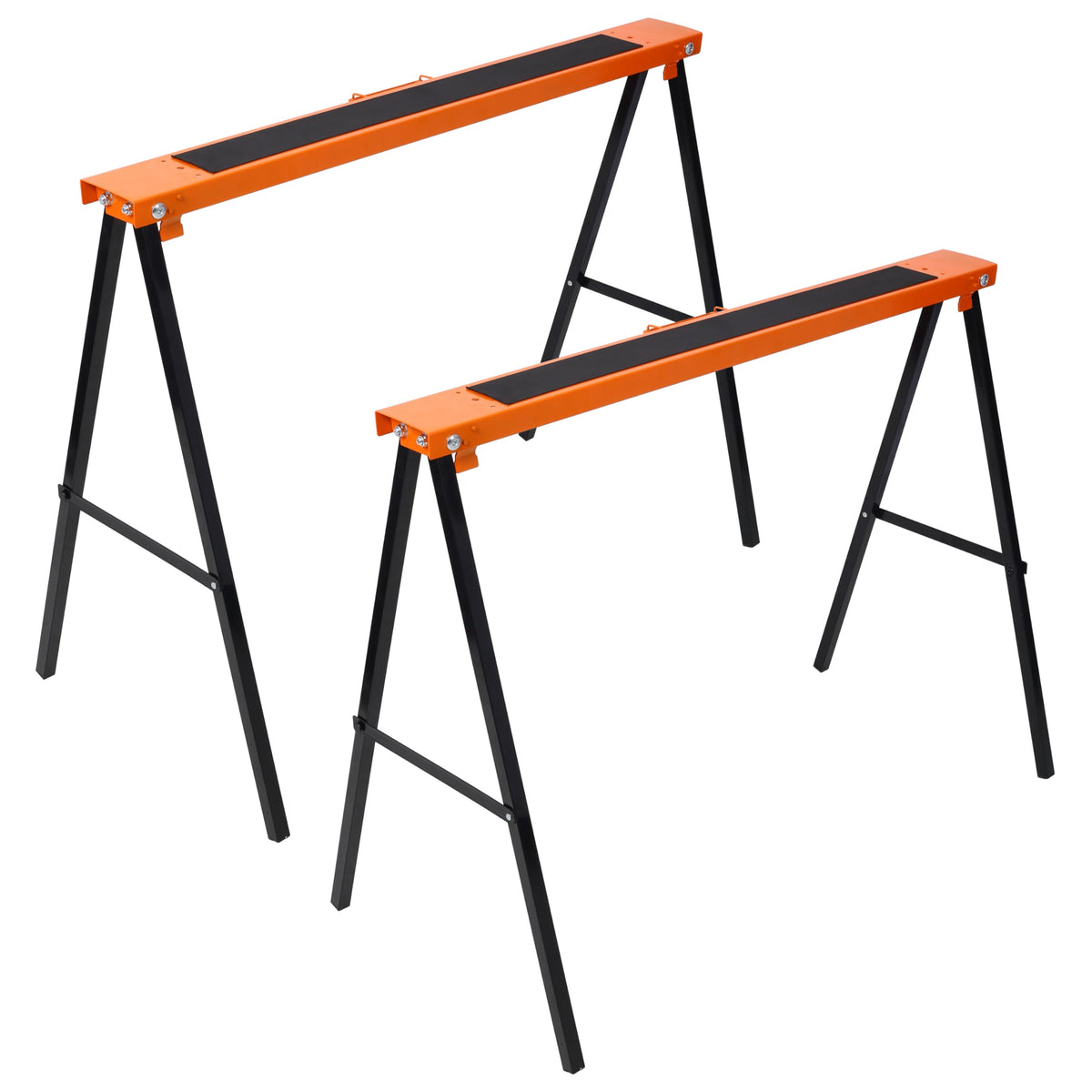 2 Pack Heavy Duty Folding Steel Saw Horses U230155