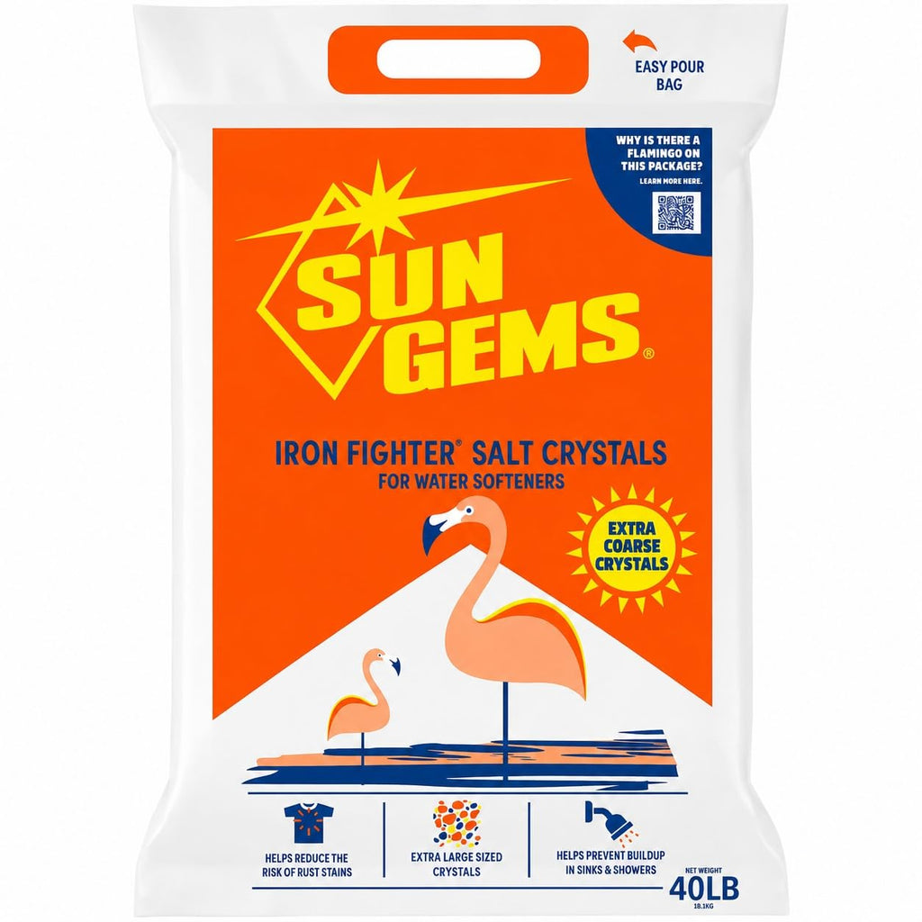 40 lb Extra Coarse Water Softener Salt Crystals T296714