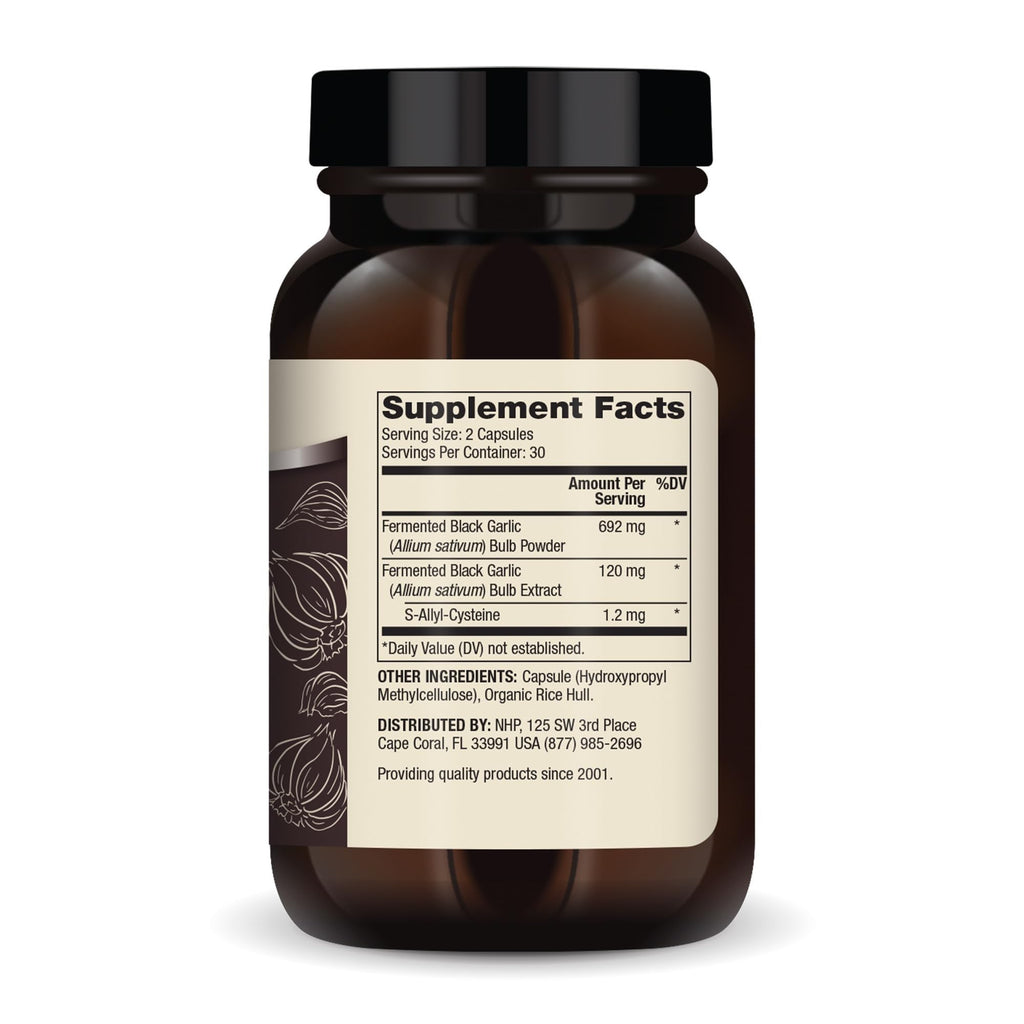 Fermented Black Garlic 60 Capsules D58118