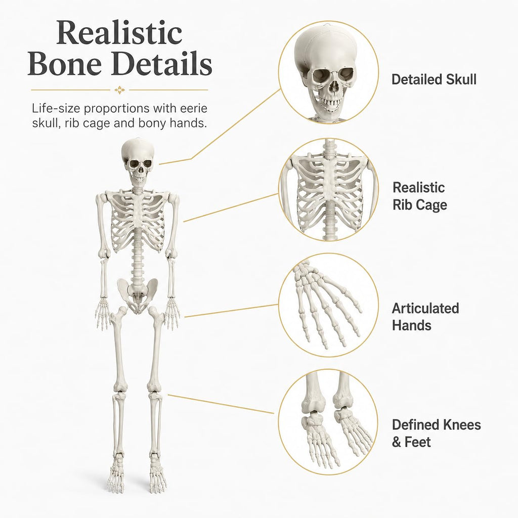 5.4 FT Poseable Skeleton P20656