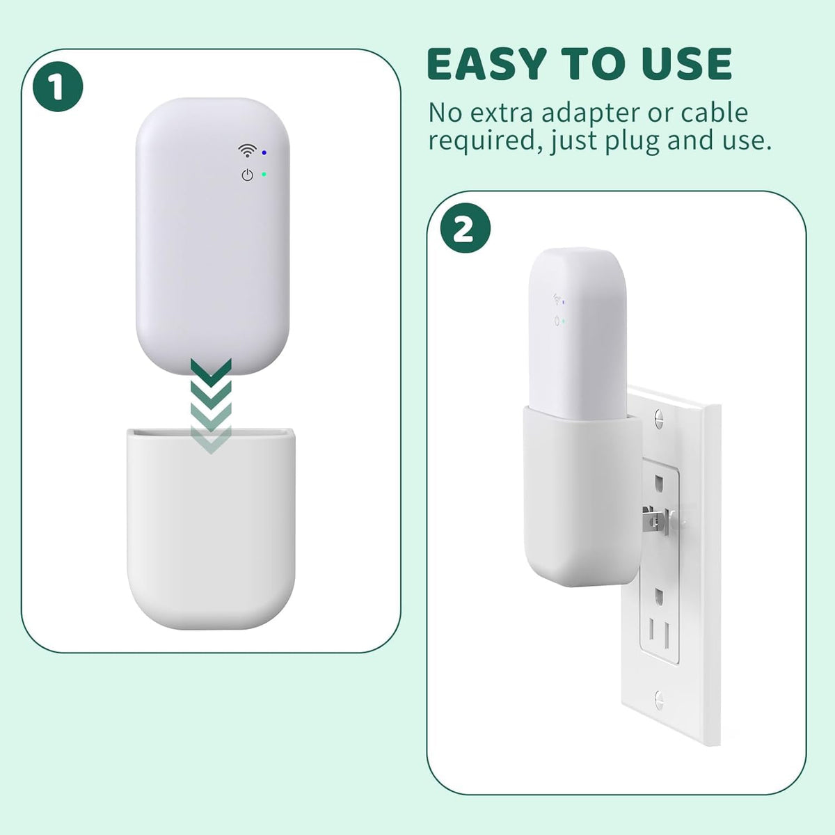 Wall Mount Bracket with Built-in Plug A680