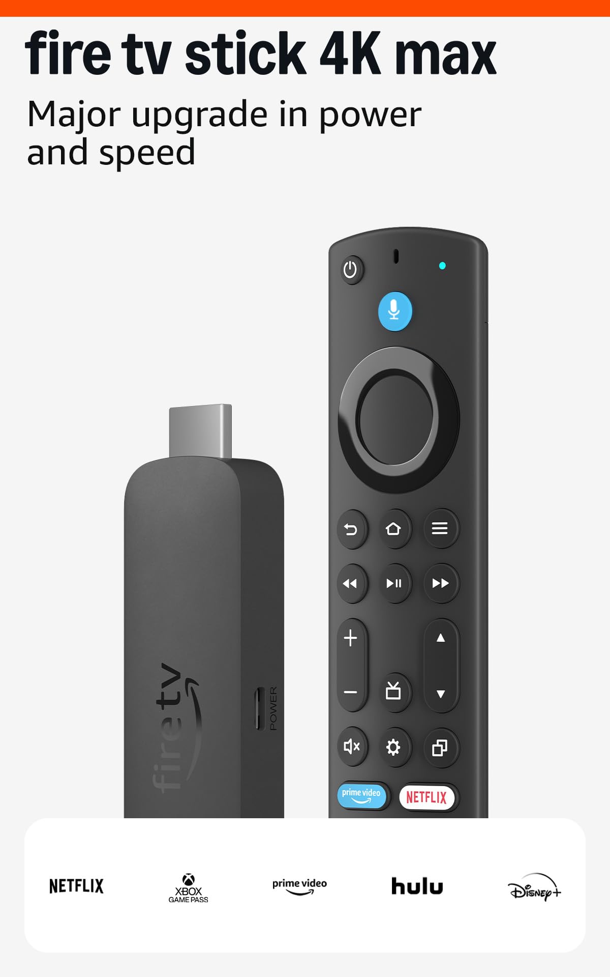 Like-New 4K Max Streaming Device with Wi-Fi 6E J535784
