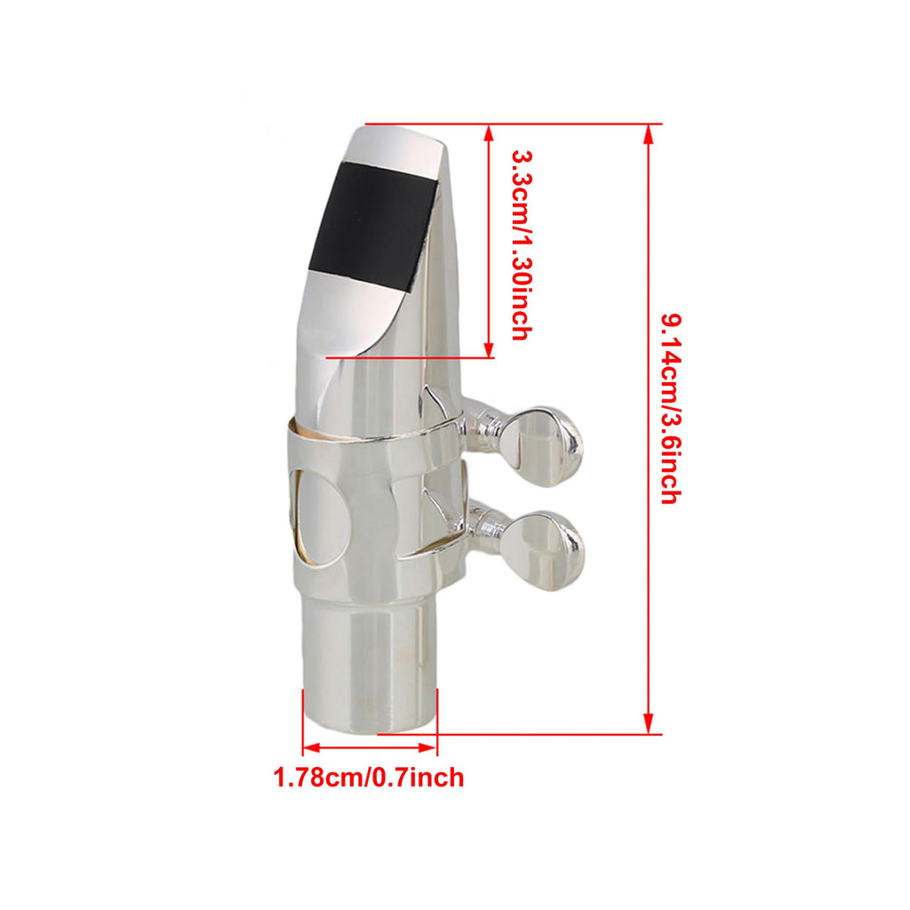 Silver Plated Alto Saxophone Mouthpiece L2920