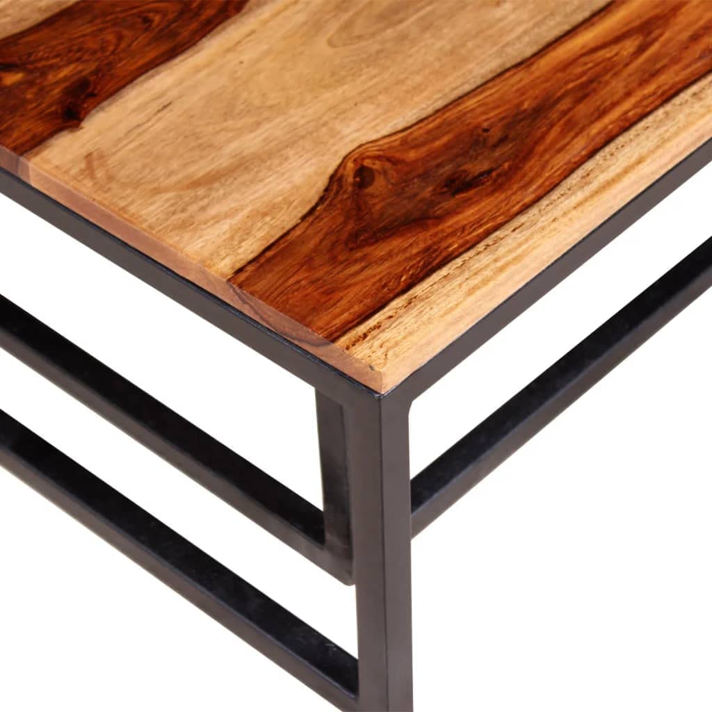 Solid Sheesham Wood Nesting Coffee Table Set X398709