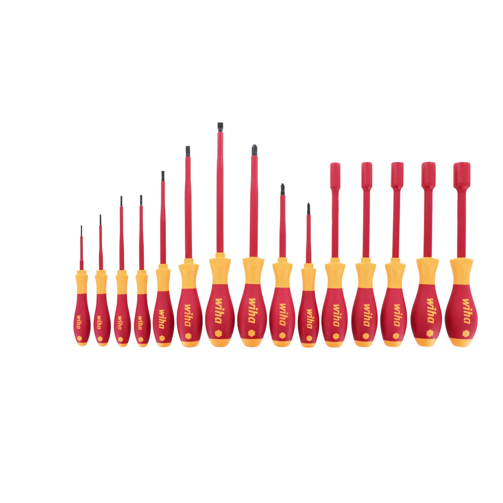 Slotted Phillips Insulated Screwdriver Set 15 Piece T816