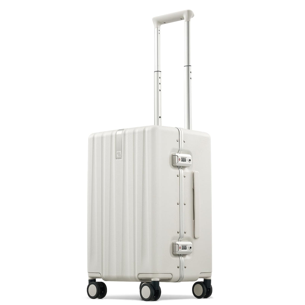 20 Inch Zipperless Aluminum Frame Hard Shell PC Carry-On Luggage with TSA Lock G419