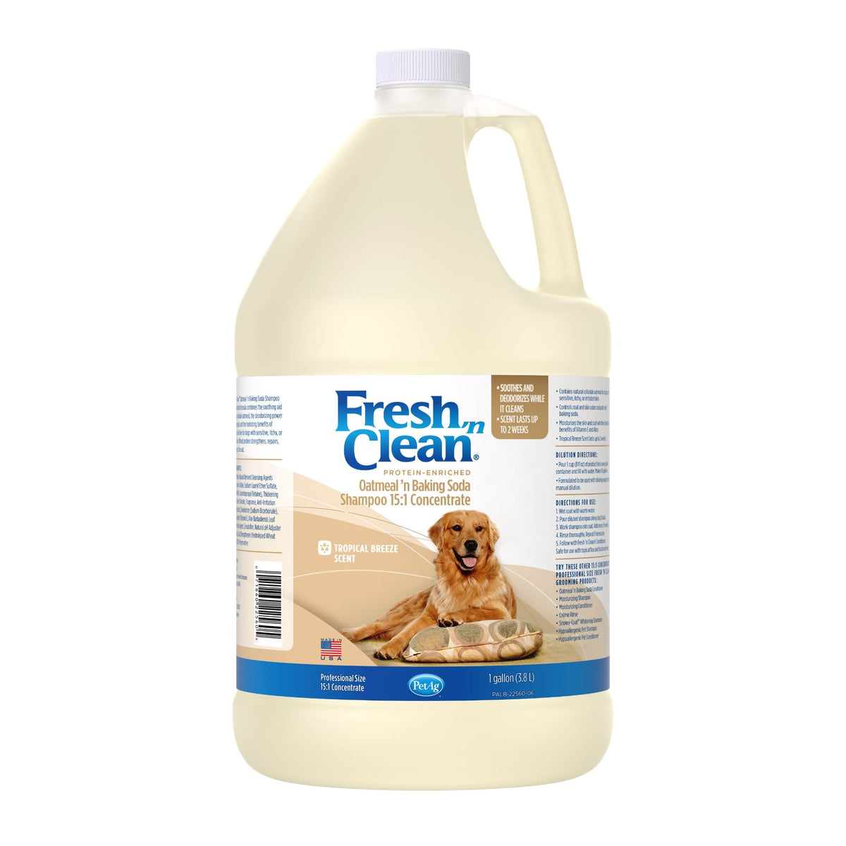 Oatmeal Baking Soda Shampoo Tropical Fresh Scent 1 Gallon L811