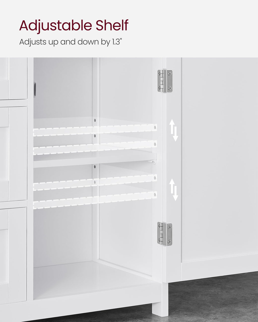 Bathroom Storage Cabinet with 3 Drawers D967946