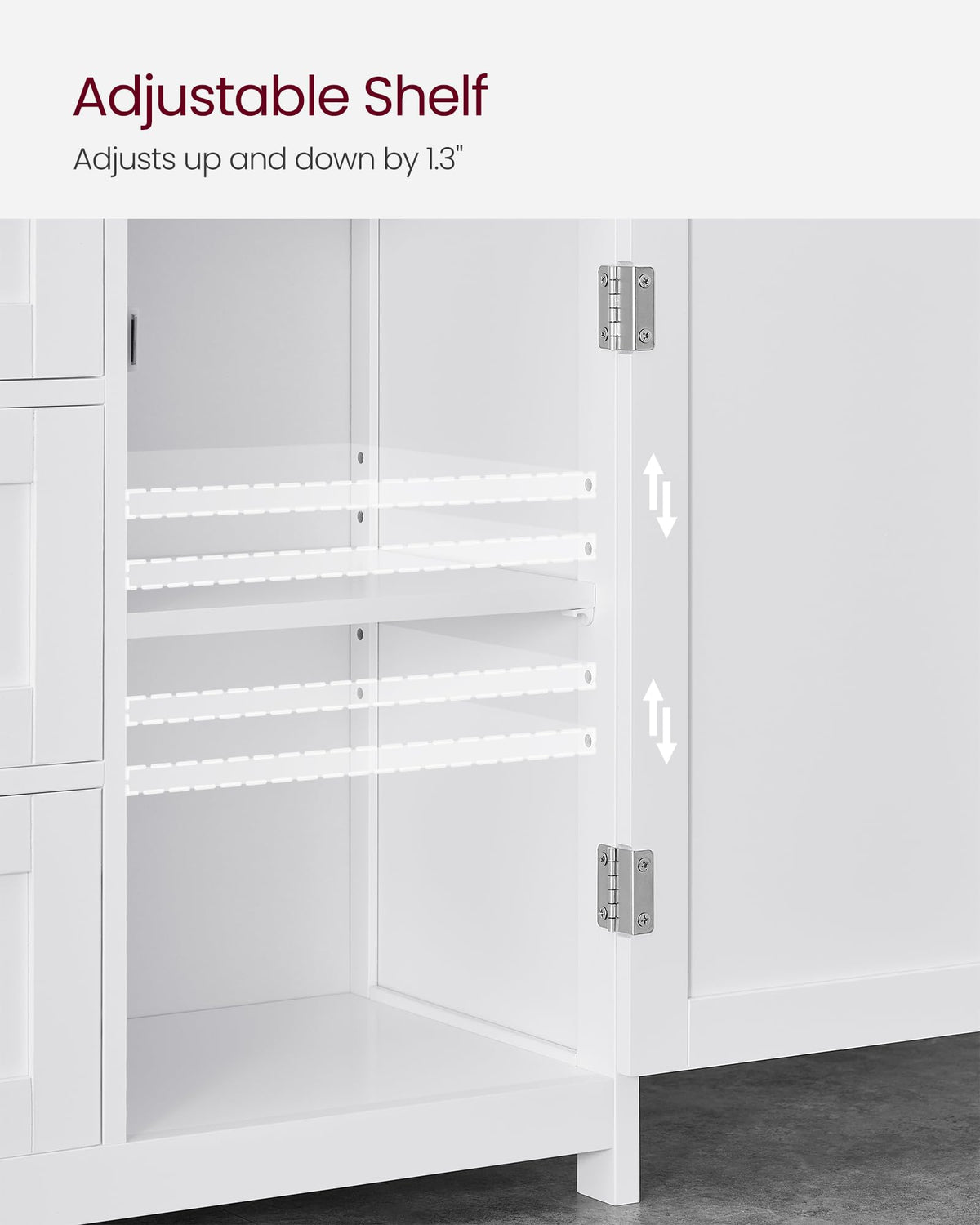 Bathroom Storage Cabinet with 3 Drawers D967946