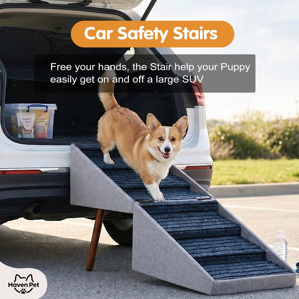 Foldable Wood Dog Stairs O78748