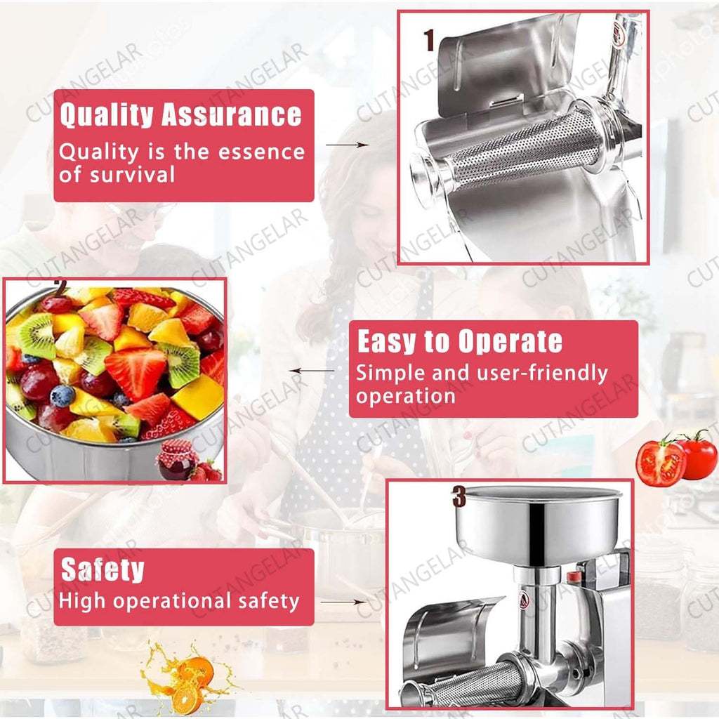 450W Stainless Steel Food Juicer Y956