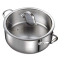 7 Quart Stainless Steel Stock Pot with Lid S411