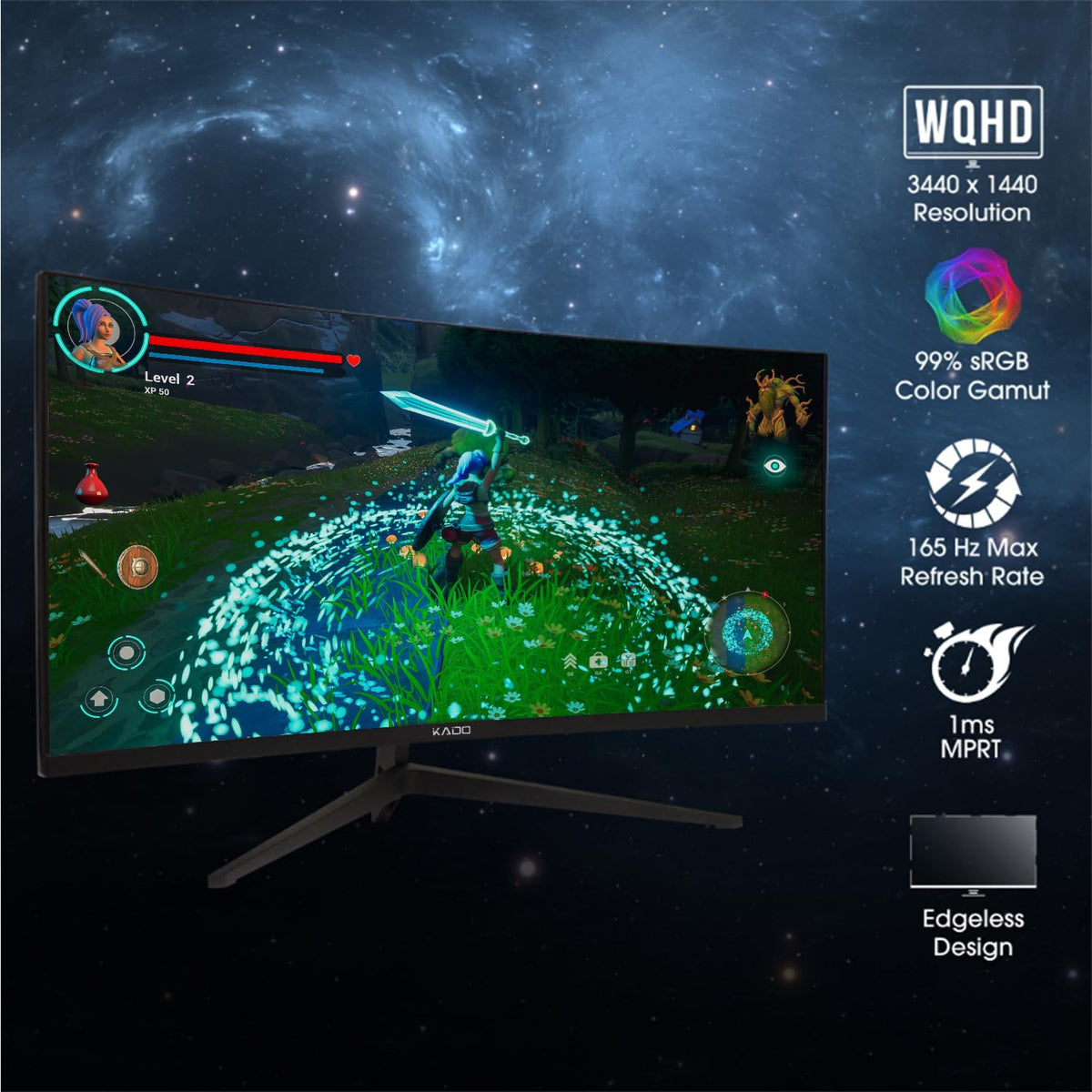 2-Pack 34" Curved 165Hz Ultrawide Computer Monitor H946483