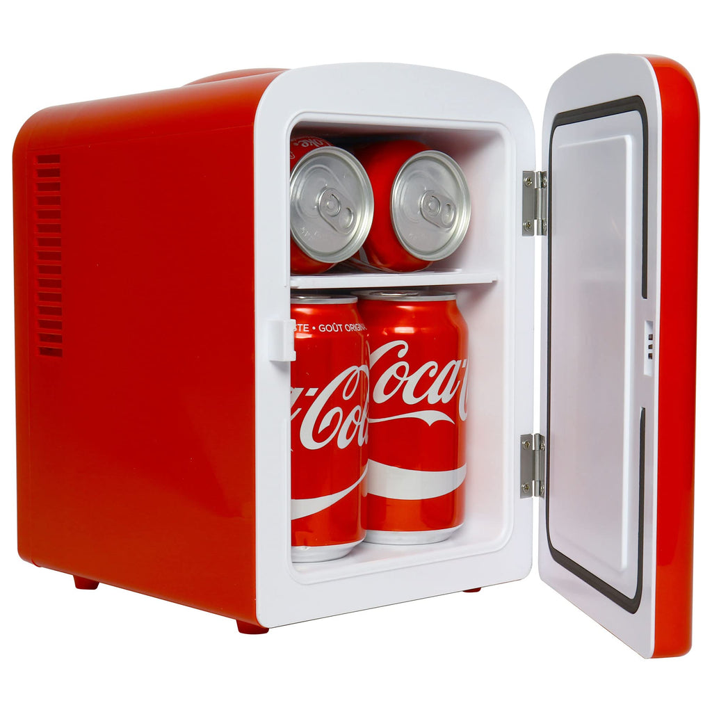 4L 6 Can Mini Fridge Portable Cooler Red G357340