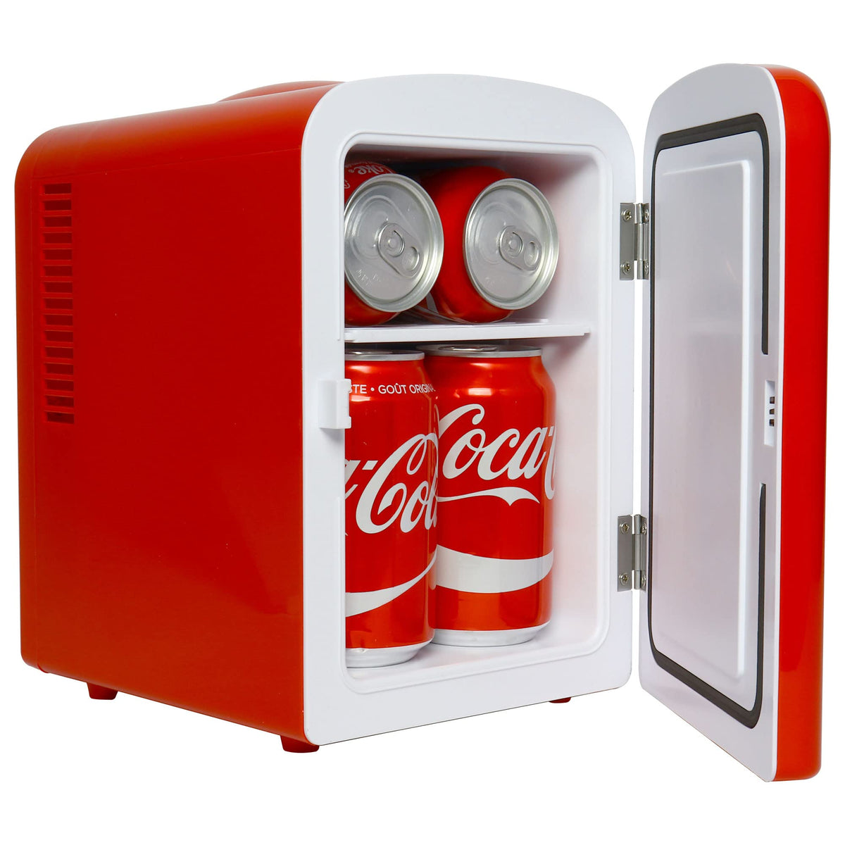 4L 6 Can Mini Fridge Portable Cooler Red G357340