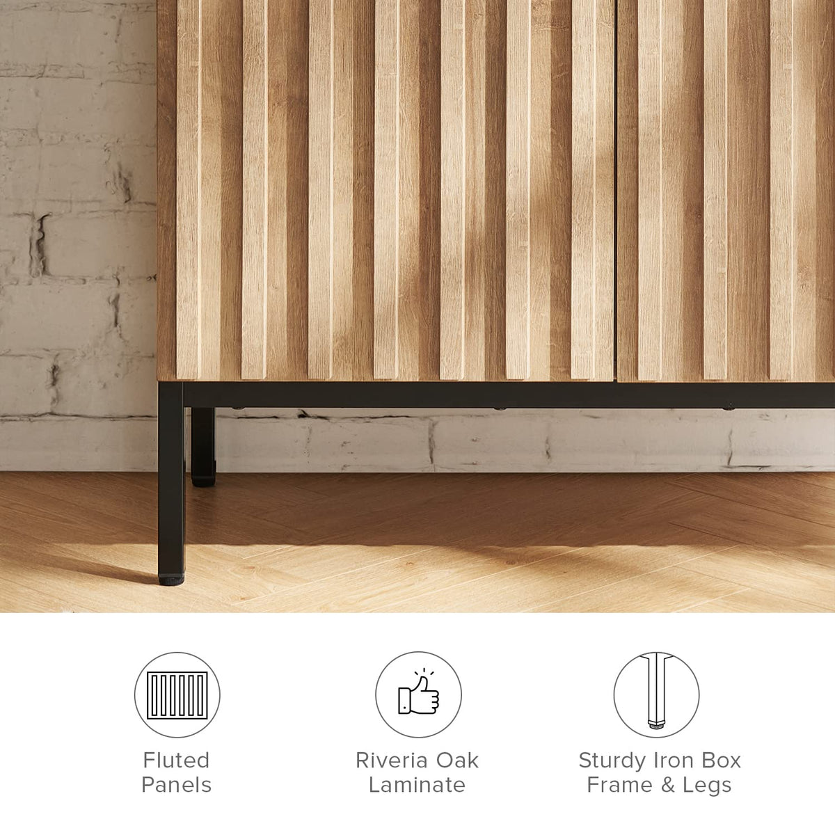 Oak Storage Cabinet Sideboard G994040