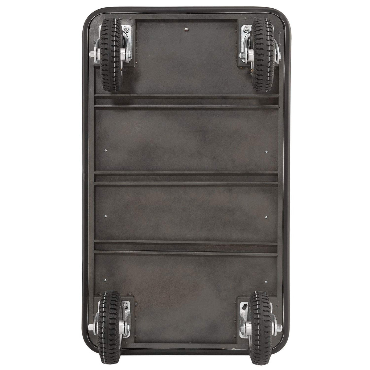 Silver Stainless Steel Bellman Cart Q8269