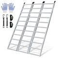 77" x 54" Tri-Fold Aluminum Loading Ramp, 1800 lbs Capacity W819