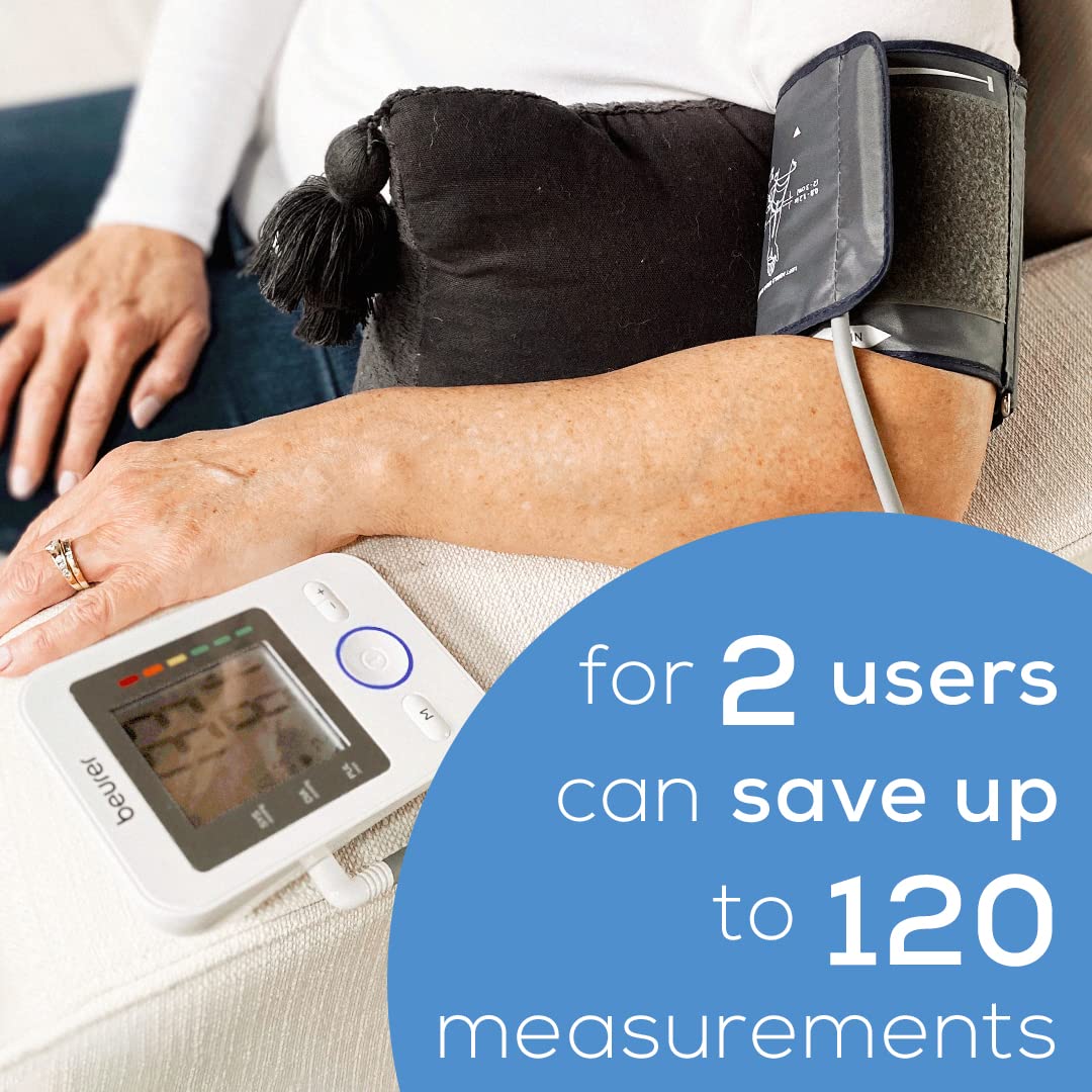 Upper Arm Blood Pressure Monitor with Large Cuff A124086