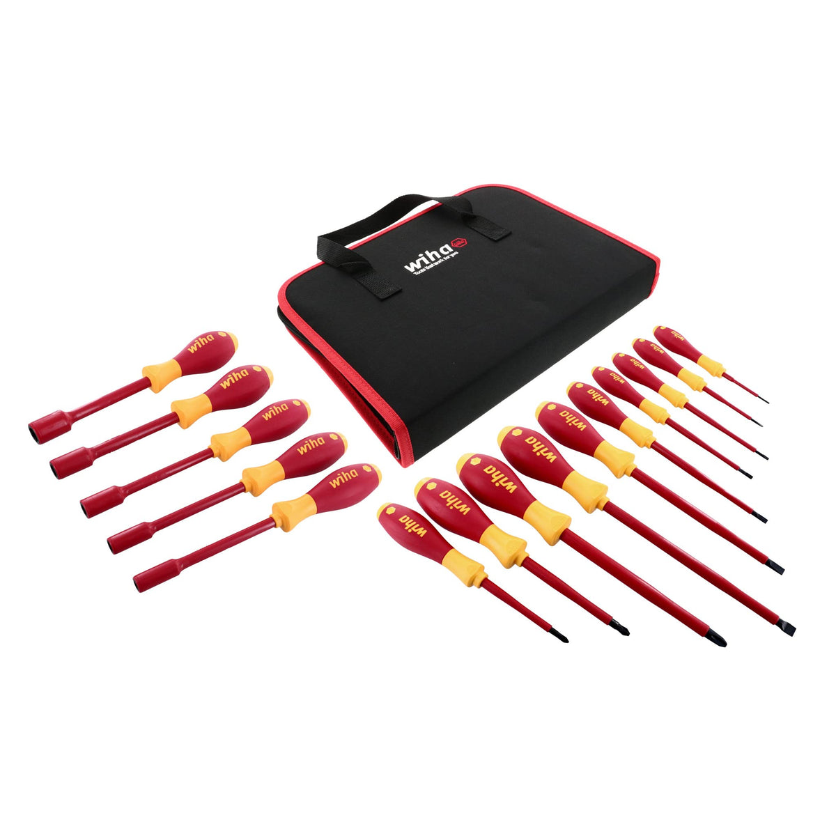 Slotted Phillips Insulated Screwdriver Set 15 Piece T816