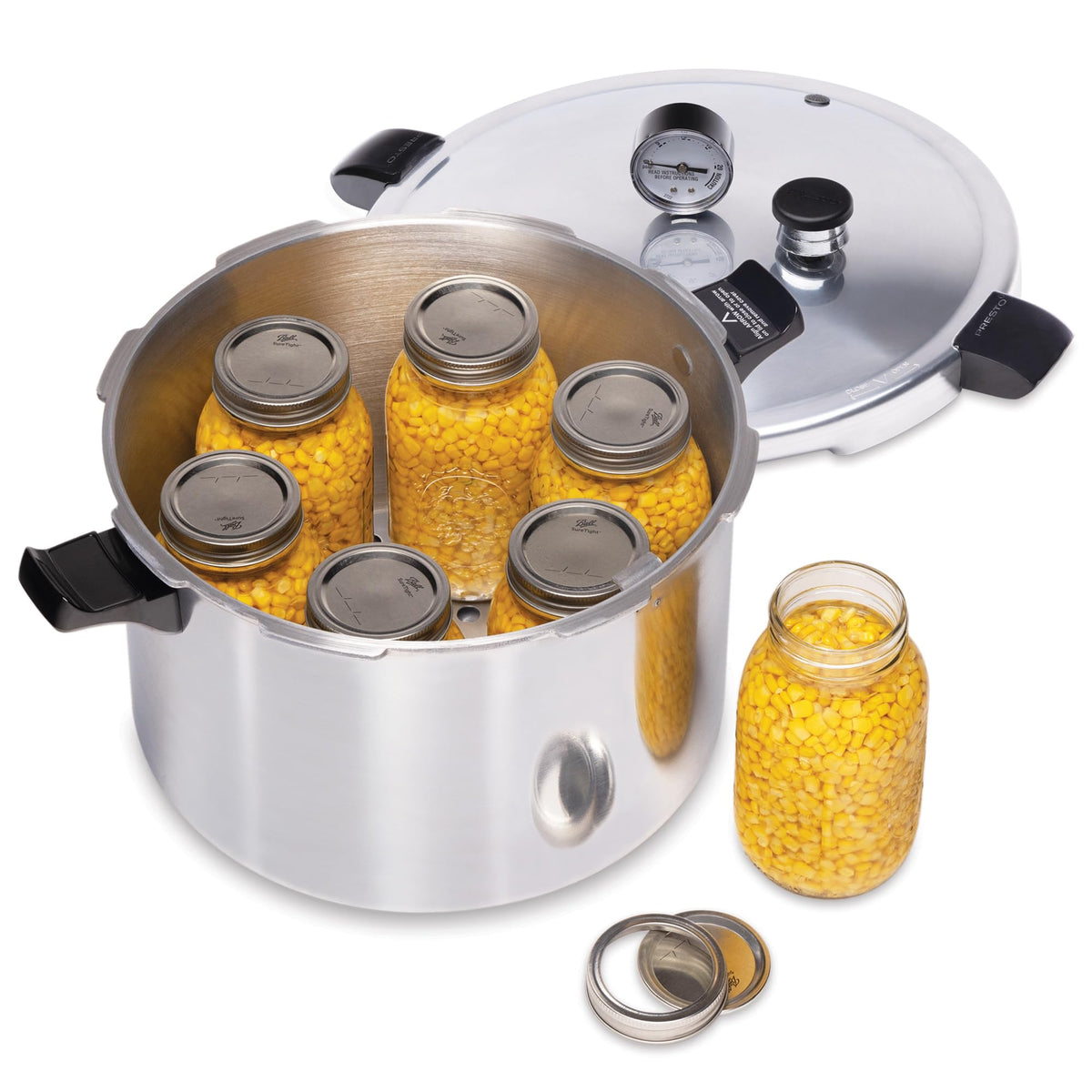 16-Quart Aluminum Pressure Canner and Cooker V863292