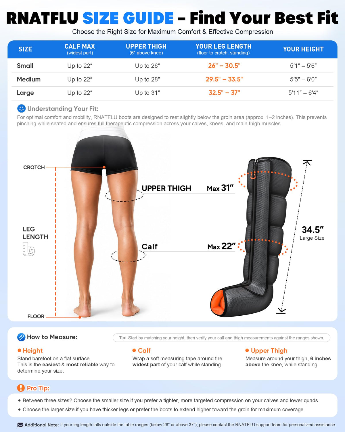 Air Compression Leg Massager with Heat W467186