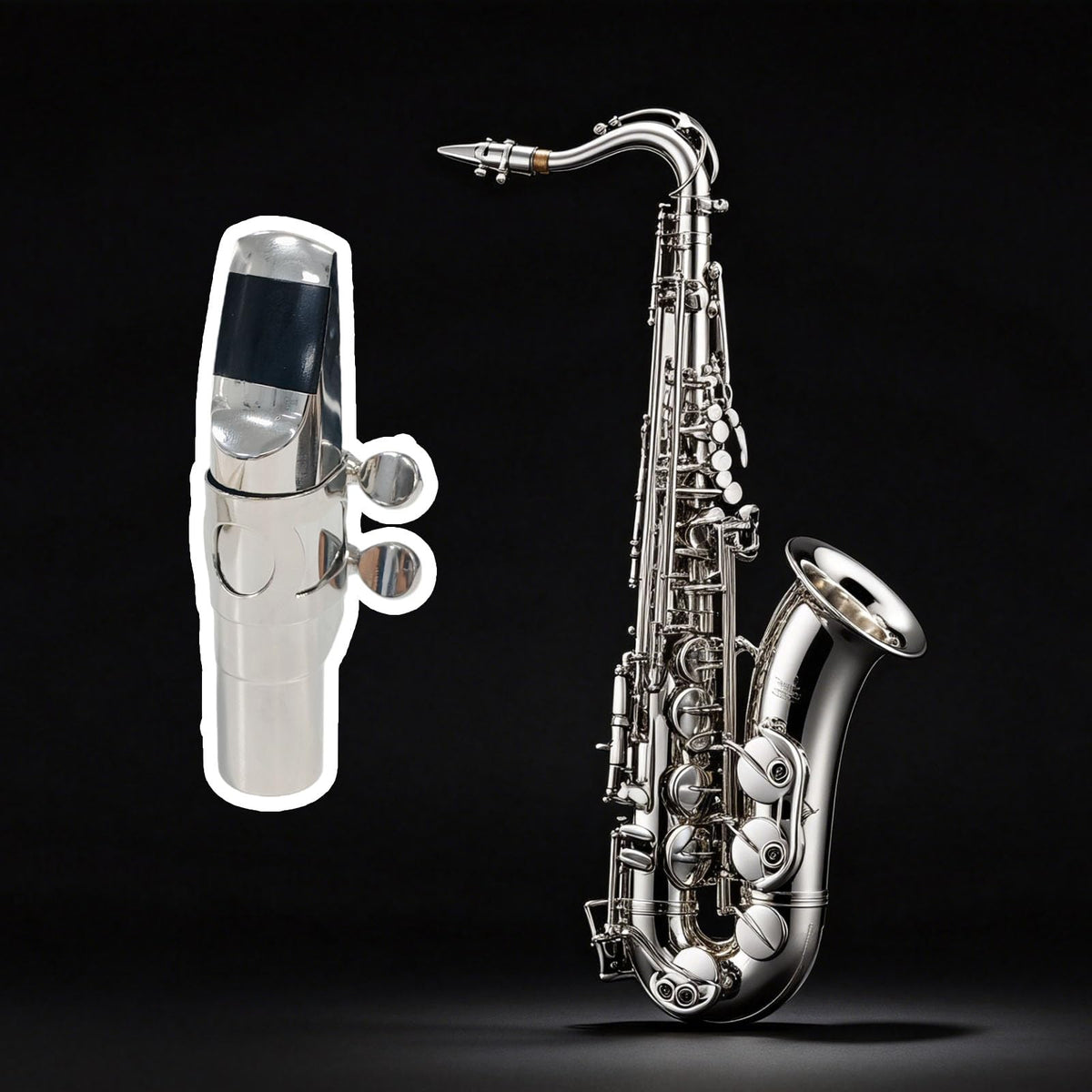 Silver Plated Alto Saxophone Mouthpiece L2920