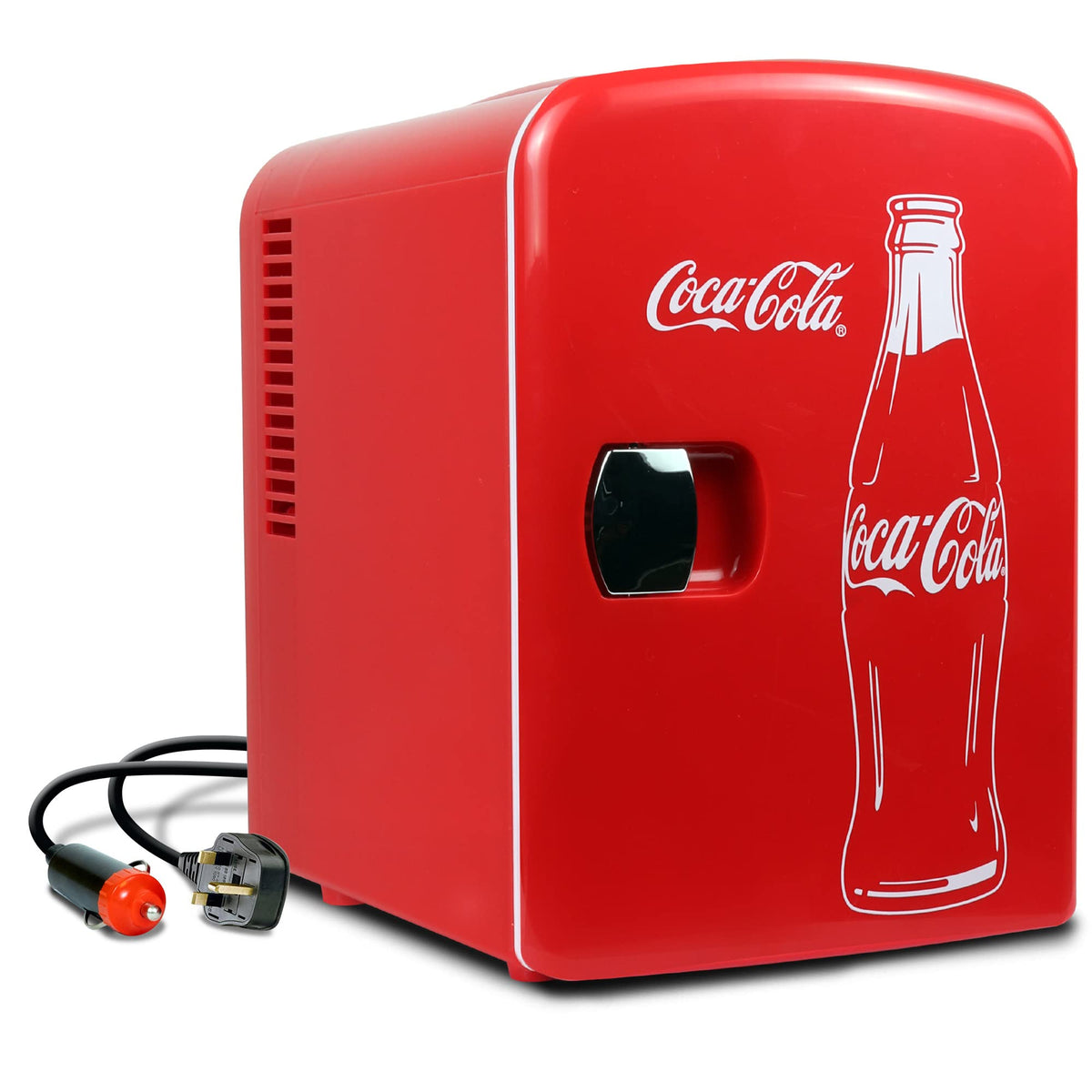4L 6 Can Mini Fridge Portable Cooler Red G357340