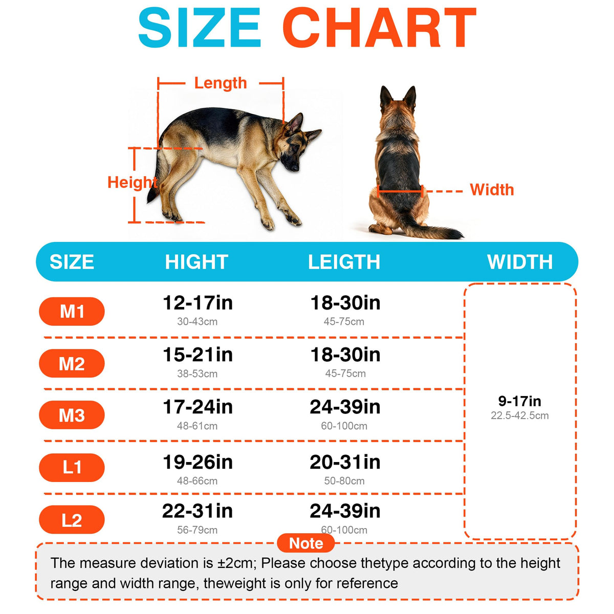 Adjustable Large Dog Wheelchair M827