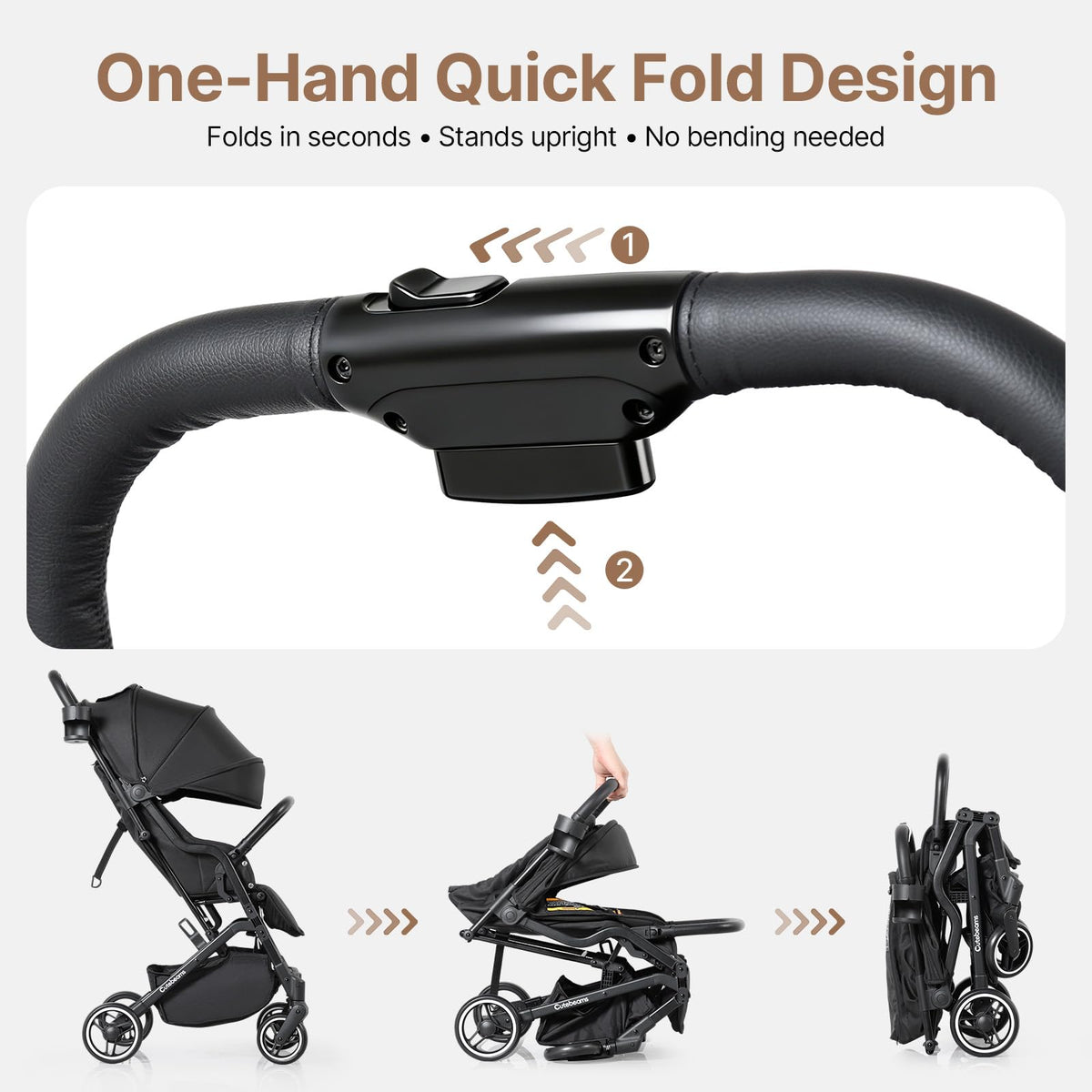 Lightweight Compact Travel Stroller A18106