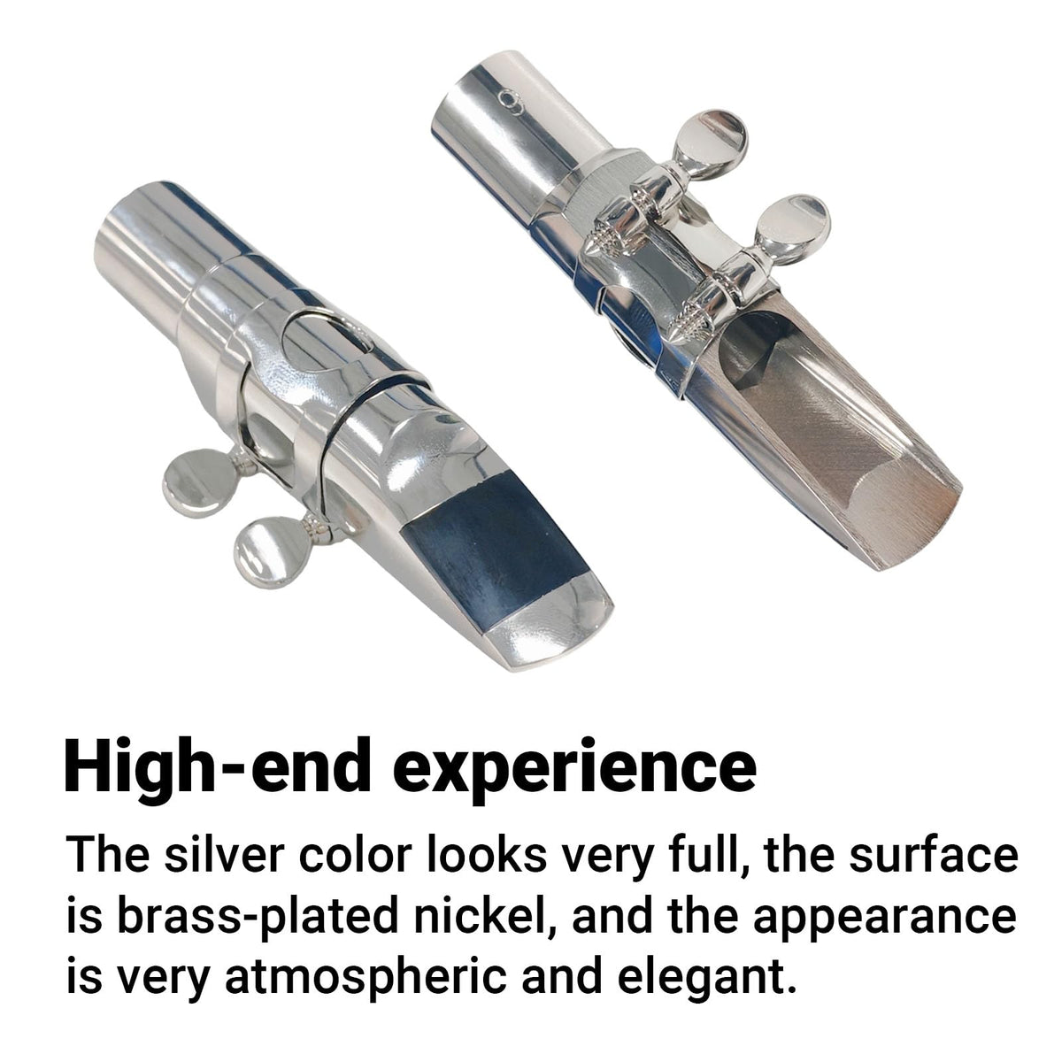 Silver Plated Alto Saxophone Mouthpiece L2920