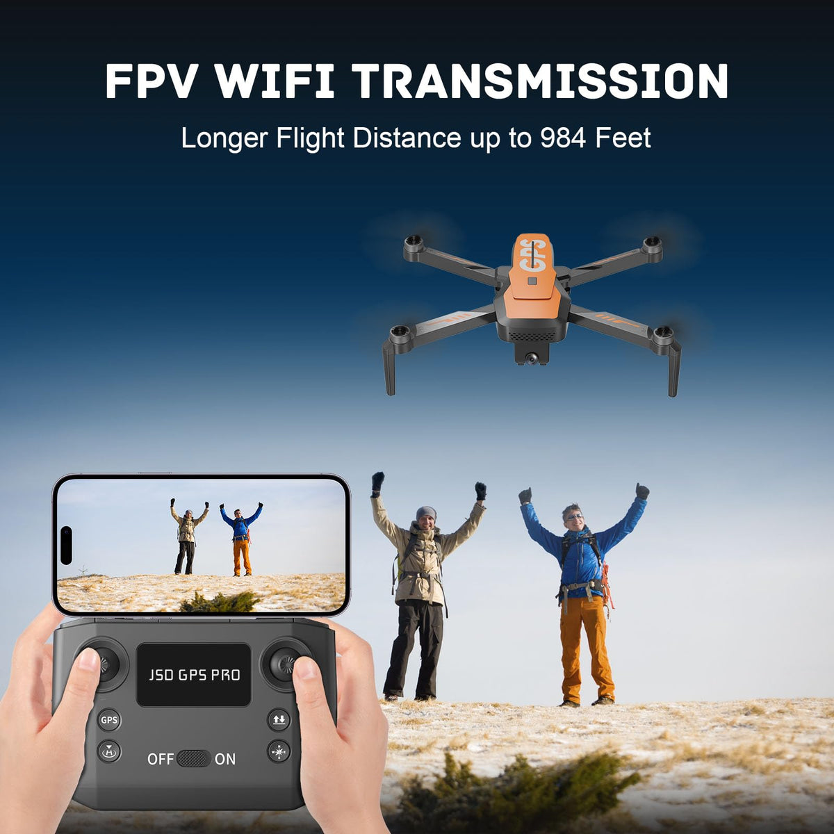 4K Camera Drone with GPS Auto Return Foldable 249g N783677