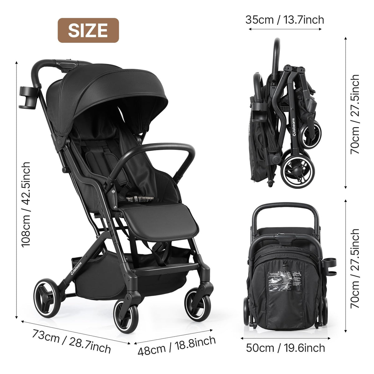 Lightweight Compact Travel Stroller A18106